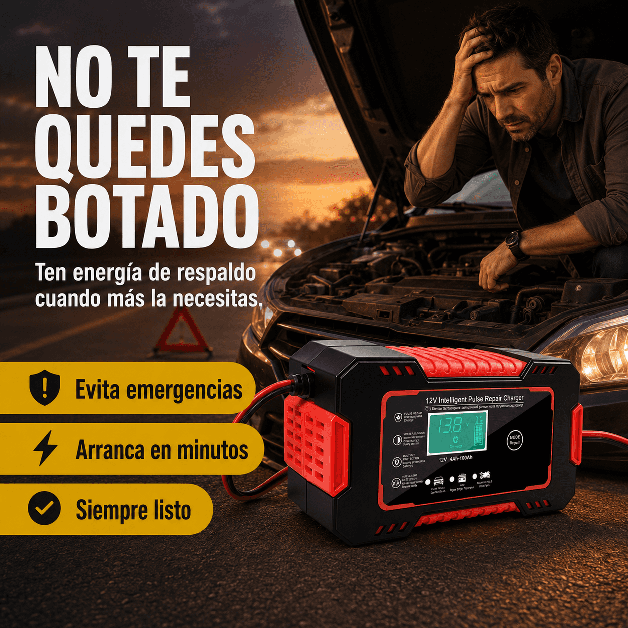 Cargador Reparador de Baterias VoltFix Pro™ 2