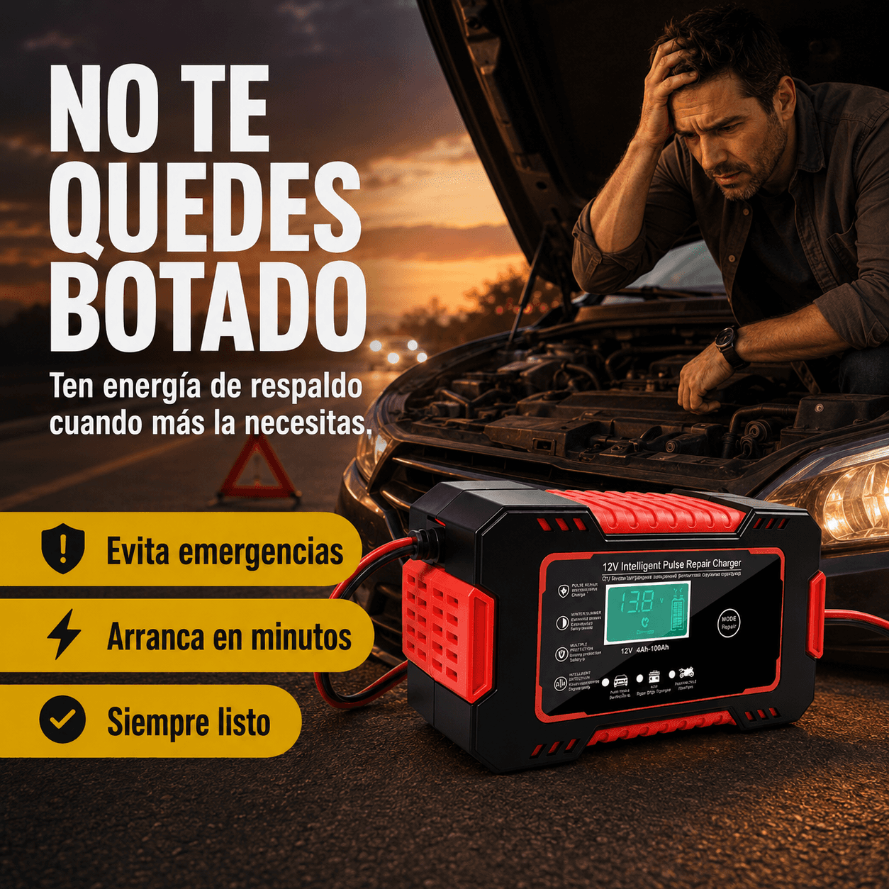 Cargador Reparador de Baterias VoltFix Pro™ 2