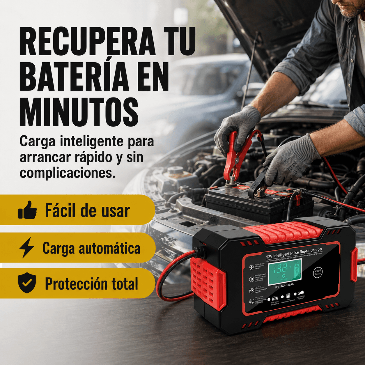 Cargador Reparador de Baterias VoltFix Pro™ 1