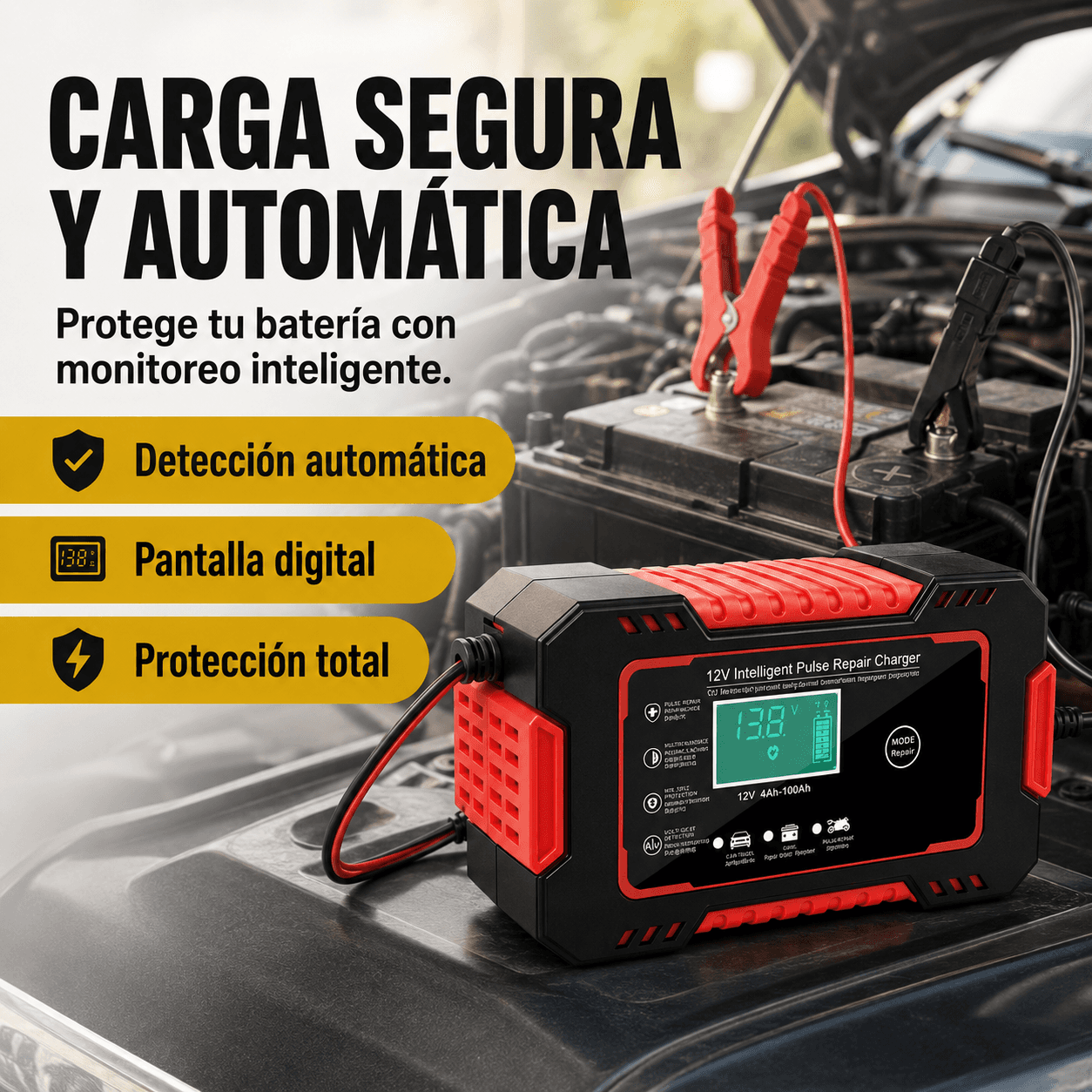 Cargador Reparador de Baterias VoltFix Pro™ 5